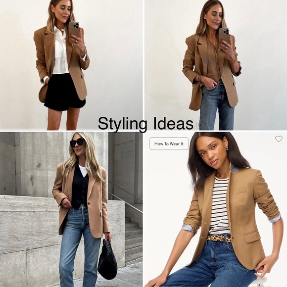 The Limited Lined Blazer, Camel, Sz XL - Picture 14 of 14